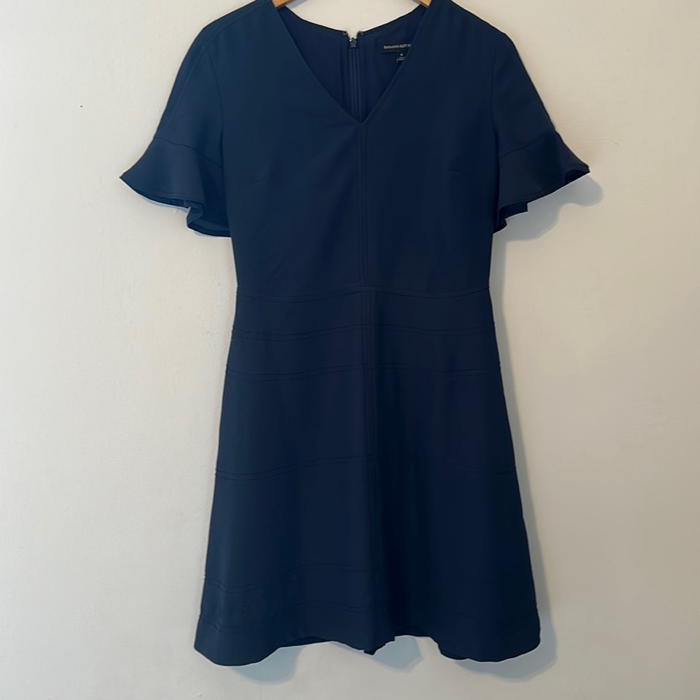 Navy suit dress